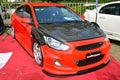 Hyundai accent at Bumper to Bumper car show in Quezon City