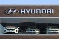 Hyundai advertising sign, south korean car brand