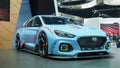 Hyundai highlights the RN30 prototype car at the 34th Motor Expo 2017