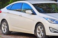 Hyundai i40 2.0 in Russia. Royalty Free Stock Photo