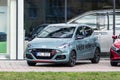 Hyundai i10 N Line small sport hatchback at dealership