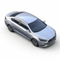 3d Hyundai Sonata: Birds-eye-view Isometric Rendering