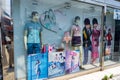 Hyunji Elite, a famous student and college uniforms brand in the appareal shop locate in Gimhae, South Gyeongsang province, South