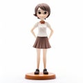 Hyunjin Mimi Figure: Makoto Shinkai Style Cartoon Girl Figurine