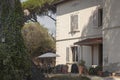 HyÃÂ¨res, France - August 02, 2022: Mediterranean villa with red tiles