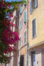 HyÃÂ¨res, France - August 10, 2022: Narrow streets in French town of Hyeres