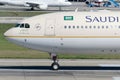 HZ-AQE Saudi Arabian Airlines Airbus A330-343 Royalty Free Stock Photo