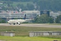 HZ-ASB Saudi Arabian Airlines Airbus A320-214 jet in Zurich in Switzerland