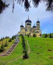 HÃÂ¢ncu Monastery is a nunnery in the Republic of Moldova. Holy and orthodox place in the heart of the woods. Place of pilgrimage Royalty Free Stock Photo