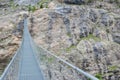 HÃÂ¤ngebrÃÂ¼cke over the Aletsch Glacier, Switzerland