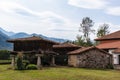 HÃÂ³rreo, traditional granary from the North of Spain, built in wood and stone on four pillars that raise the horreo from the floor