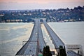 I-90 Bridge Seattle Mercer Island Washington