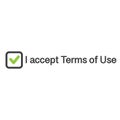 I accept terms of use web checkbox. accepting new terms, conditions, corrections in agreement, vector illustration Royalty Free Stock Photo