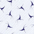 Japanese style swallow seamless pattern, Royalty Free Stock Photo