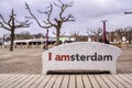 I Amsterdam city urban furniture welcome sign