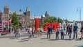 I am Amsterdam Crowd Royalty Free Stock Photo