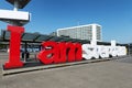 I am Amsterdam sign Royalty Free Stock Photo