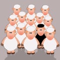 I am Black sheep Royalty Free Stock Photo