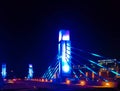I35 bridge over the Brazos River at Baylor Royalty Free Stock Photo