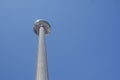 I360 Brighton East Sussex tourist attraction underneath view in blue sky