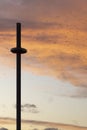 I360 in Brighton at sunset with seagulls Royalty Free Stock Photo