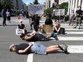 I Cant Breathe Protest in Washington DC Royalty Free Stock Photo