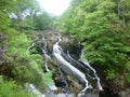 Swallow Falls, Betws-Y-Coed, Wales Royalty Free Stock Photo