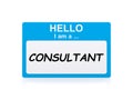 I am a consultant tag