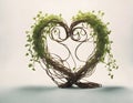 Nature\'s Embrace: Love Intertwining