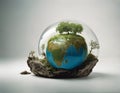 MIcro earth in a sphere