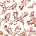 Tropical plant seamless pattern illustration I designed a tropical plant,