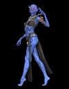 3D CG rendering of devil dancer