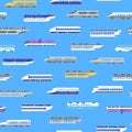 Pattern of the Shinkansen,