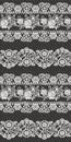 Made a beautiful lacework a seamless pattern, I drew a real lacework,