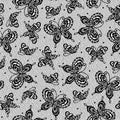 Made a beautiful lacework a seamless pattern, I drew a real lacework,