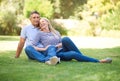 I feel so connected to you. Full length portrait of an affectionate mature couple in the park.