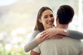 I found my love at first sight. Portrait of a happy young couple in a loving embrace. Royalty Free Stock Photo
