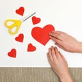 I give you my big heart every day in small pieces Royalty Free Stock Photo