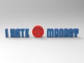 I Hate monday logo red and orange