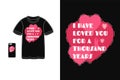 I have loved you for a thousand years t shirt design mockup typography