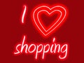 I heart shopping Royalty Free Stock Photo