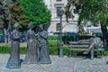 I.L. Caragiale Statuary Ensemble in Romanian town ploiesti