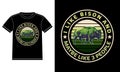 I Like Bison and Maybe 3 People Vintage T-shirt Design