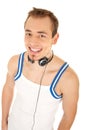 I like listen good music Royalty Free Stock Photo