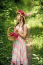 I like taking care of the flowers. small kid with flowers. love and beauty. stunning girl with bouquet flowers of roses Royalty Free Stock Photo