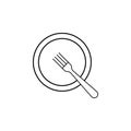 I`ll be a regular customer, table etiquette icon. Can be used for web, logo, mobile app, UI, UX