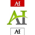 A. I. Logo Royalty Free Stock Photo