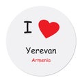 I love armenia on white