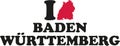 I love Baden-WÃÂ¼rttemberg with map