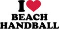 I love Beach Handball